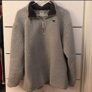 Victoria’s Secret Gray Sherpa Pullover